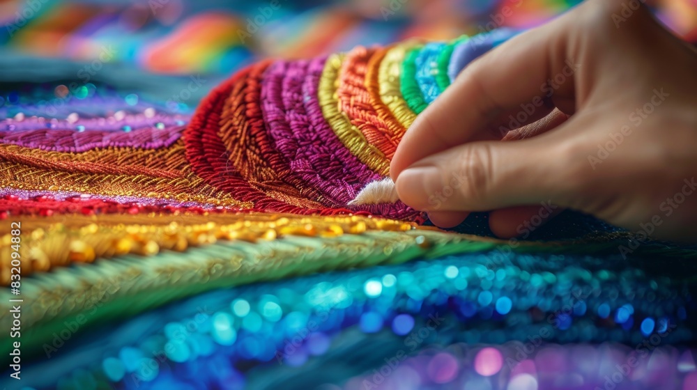 Celebrating Diversity: Vibrant Rainbow Pride Embroidery Designs to Honor and Support the LGBTQ+ Community Celebrating Diversity: Vibrant Rainbow Pride Embroidery Designs to Honor and Support the LGBTQ+ Community