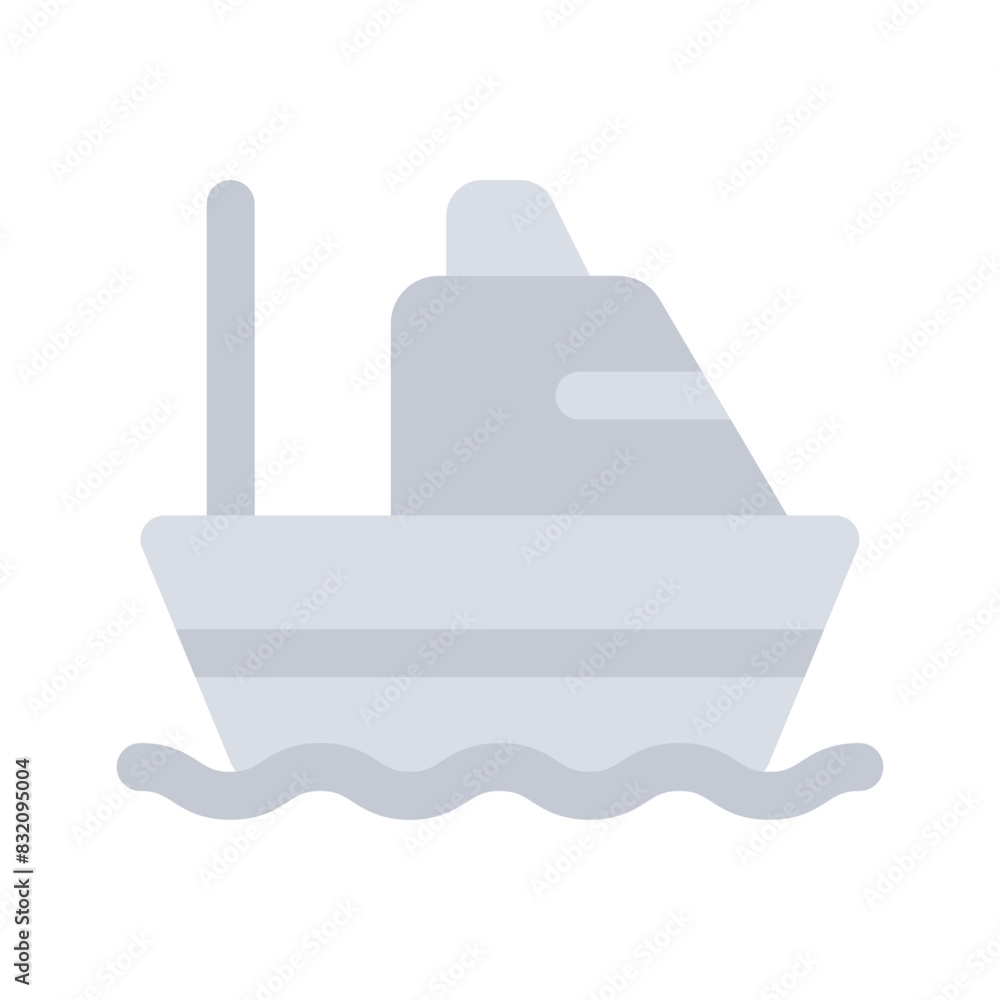 Get this amazing icon of yacht in editable style Get this amazing icon of yacht in editable style
