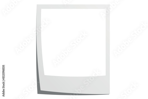 a polaroid card blank  vector file
