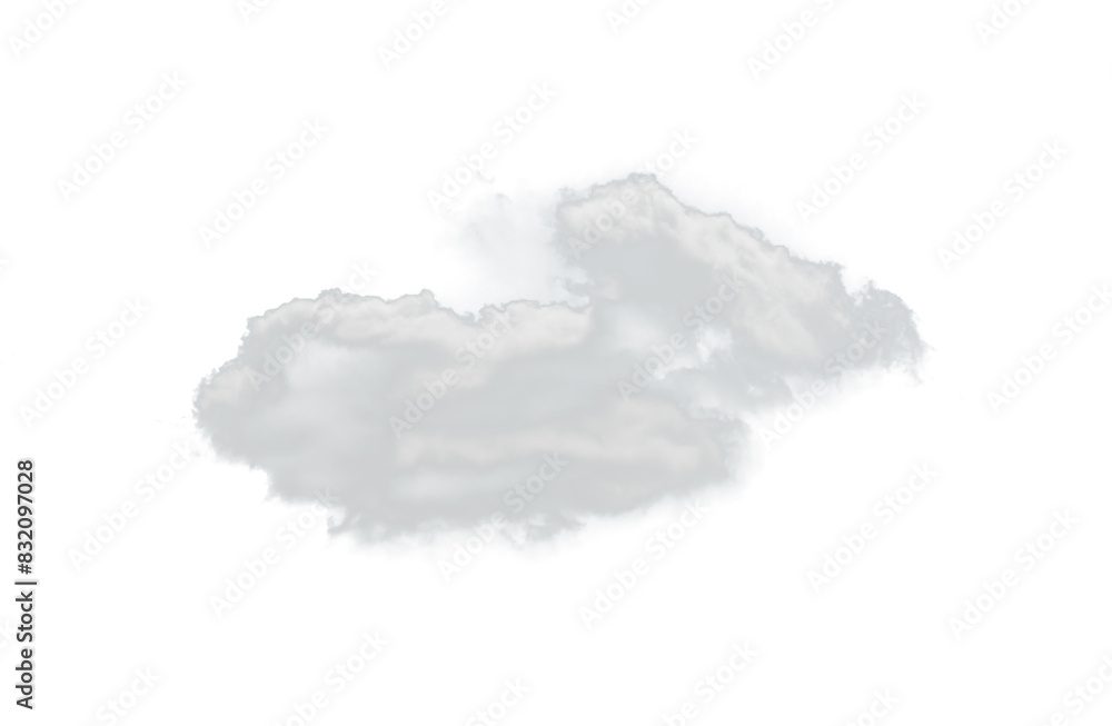Clouds isolated on white background Clouds isolated on white background