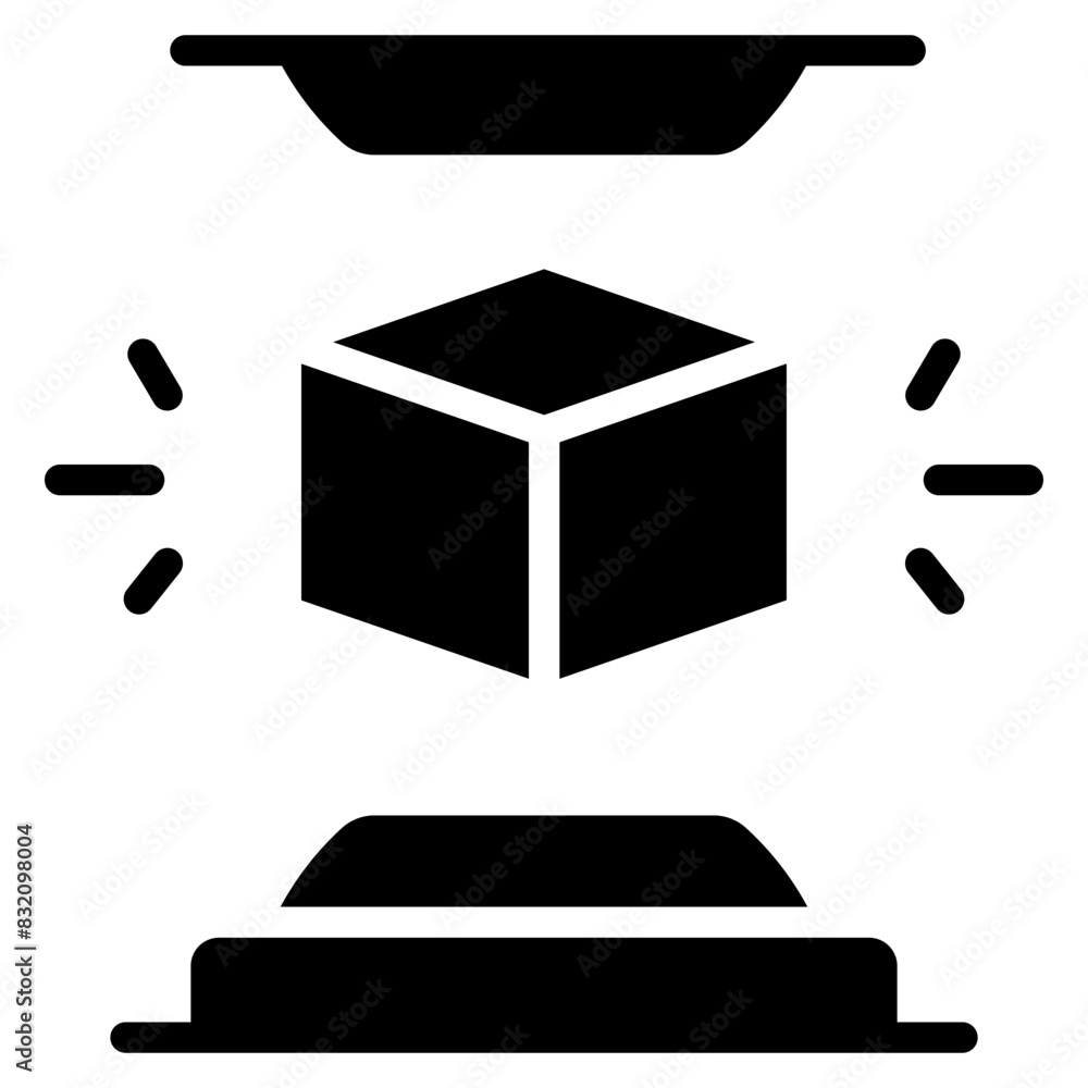 Editable design icon of 3d cube
Editable design icon of 3d cube