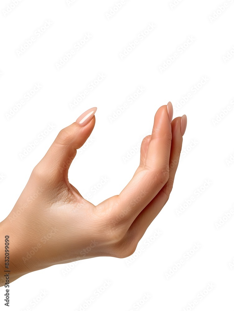 Anticipation of a Luxurious Nail Salon Appointment on a Clean White Background Anticipation of a Luxurious Nail Salon Appointment on a Clean White Background