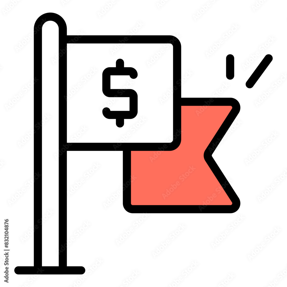 Perfect design icon of flag
Perfect design icon of flag