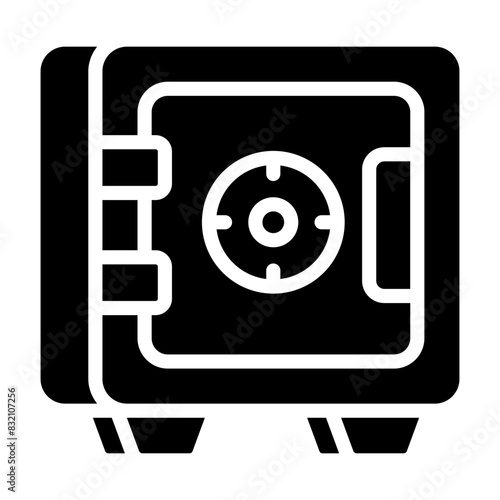 Modern design icon of safe box

