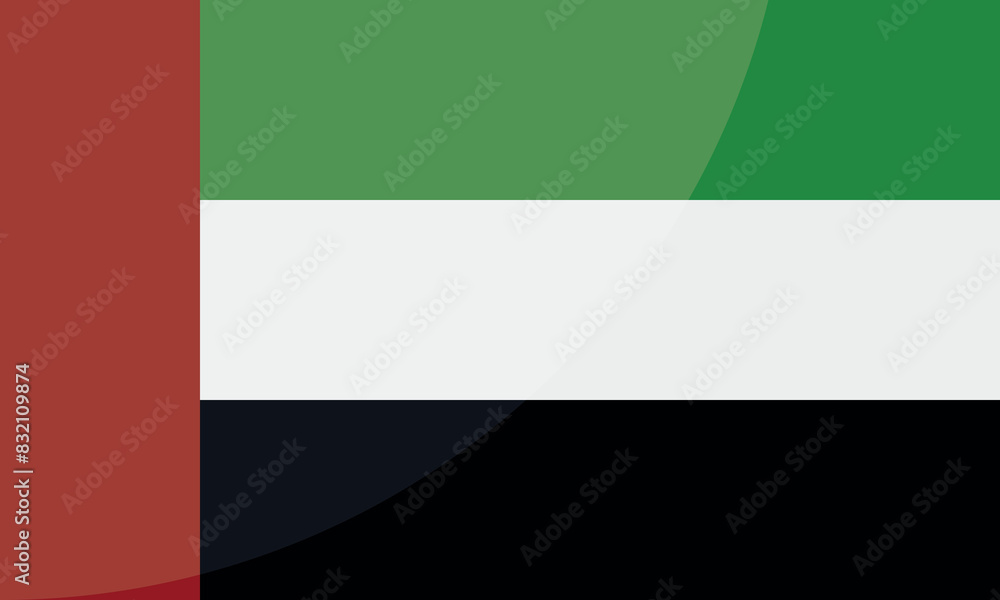 U.A.E. National Flag for background, backdrop. Vector illustration U.A.E. National Flag for background, backdrop. Vector illustration