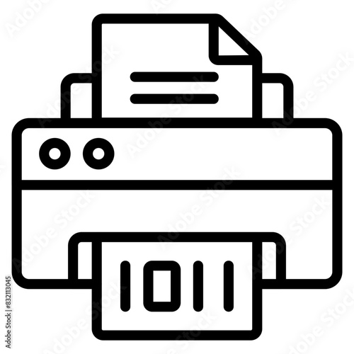 Perfect design icon of printer

