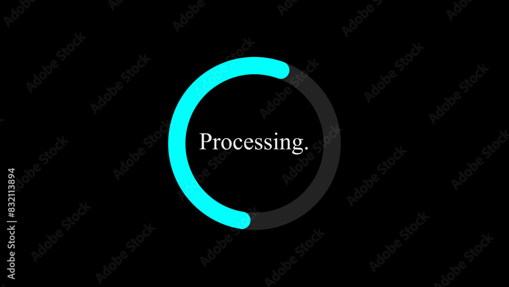 file transfer progress circle icon isolated on black background file transfer progress circle icon isolated on black background