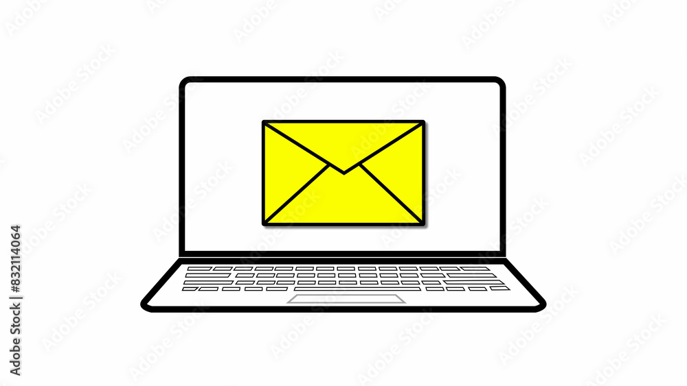 laptop icon isolated on white background laptop icon isolated on white background
