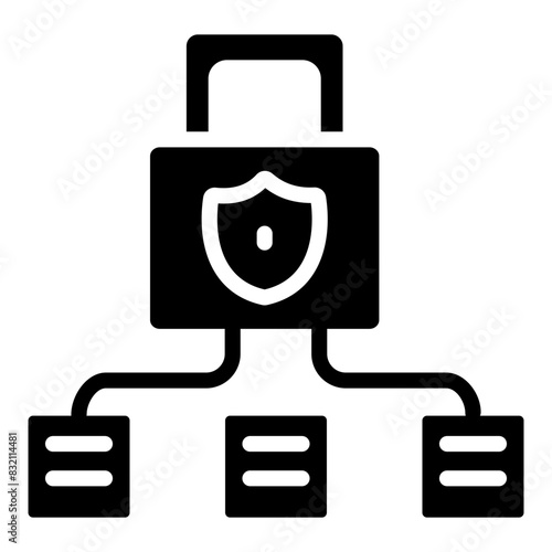 An icon design of encryption message

