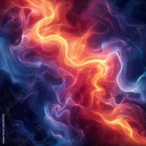 Hype trendy abstract smoke background, music track cover