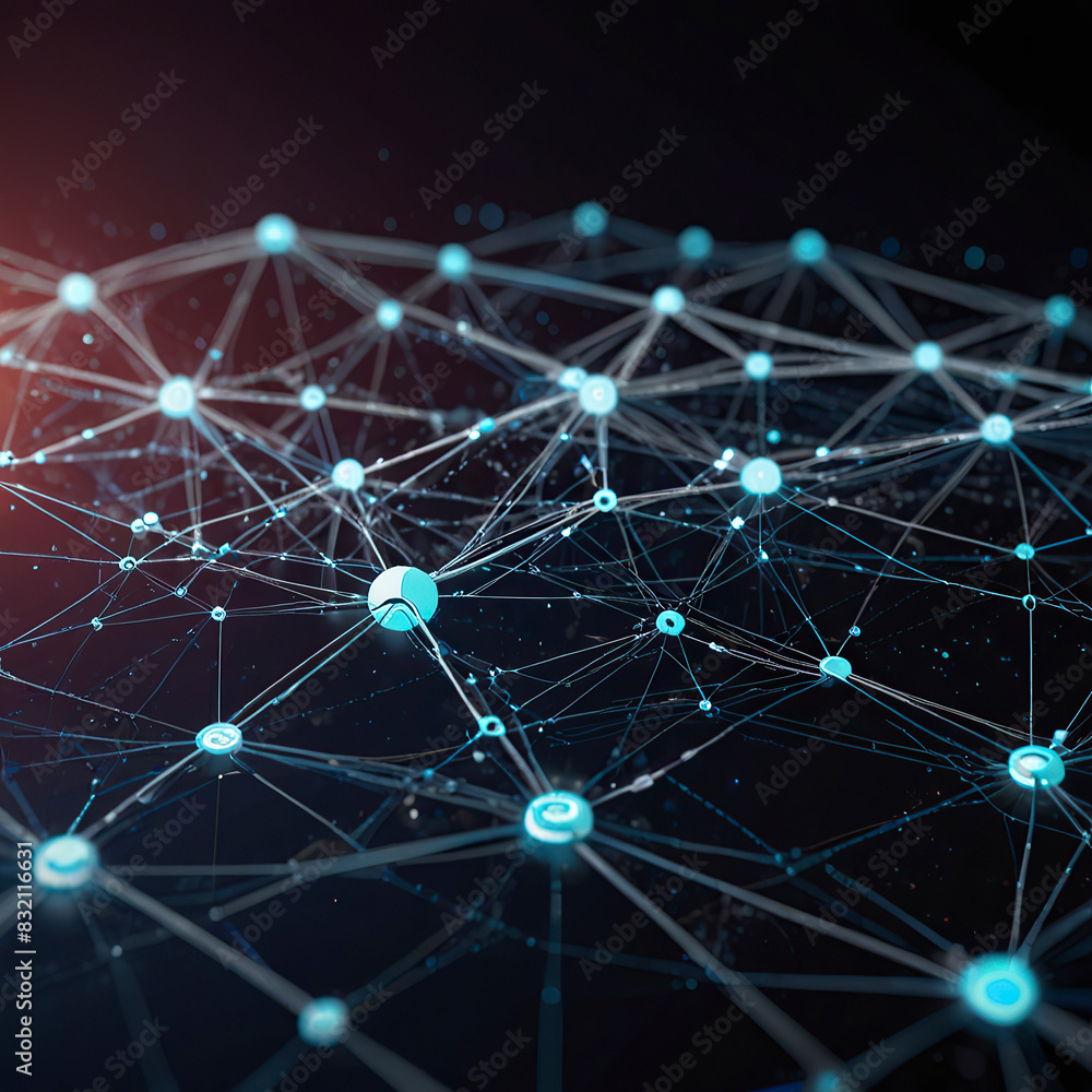 Powered Data Analytics, showcasing a network of interconnected nodes processing vast amounts of data. Powered Data Analytics, showcasing a network of interconnected nodes processing vast amounts of data.
