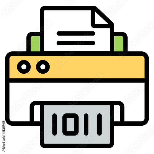 Perfect design icon of printer

