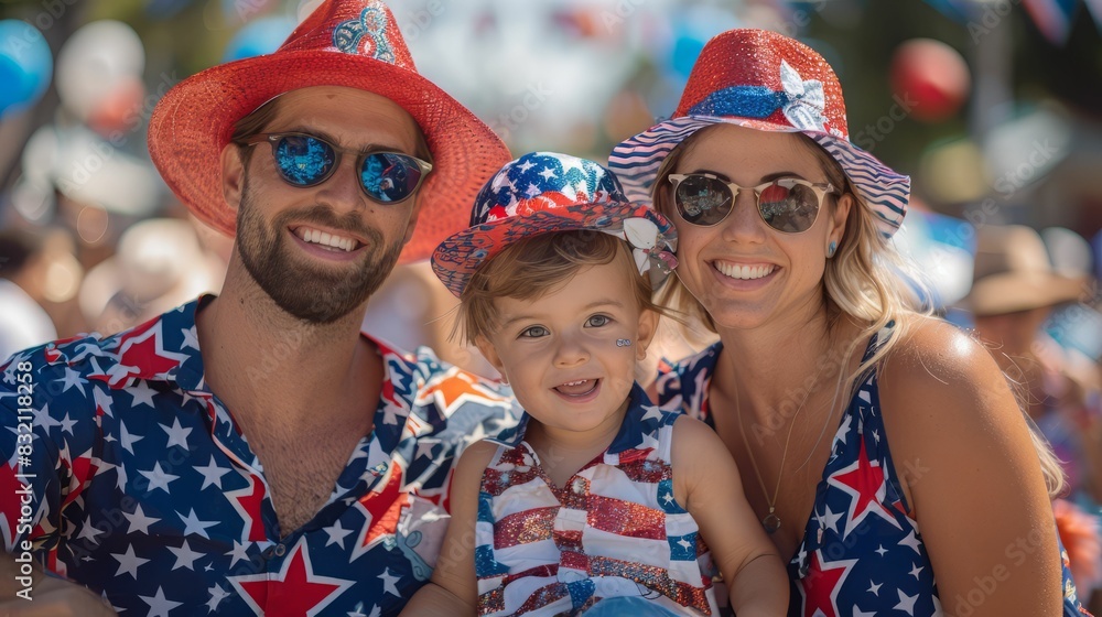 American family with children American family with children