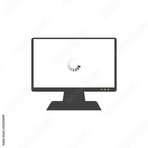 Computer icon flat design