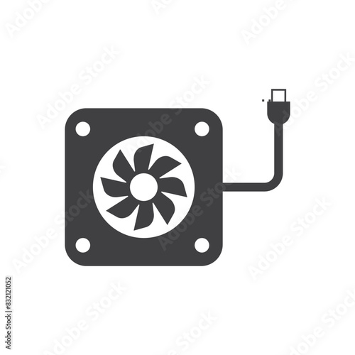 Cooler fan computer icon