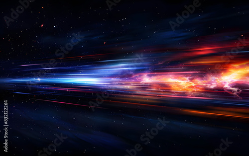 A vibrant space scene filled with a multitude of stars in various colors, creating a dazzling display