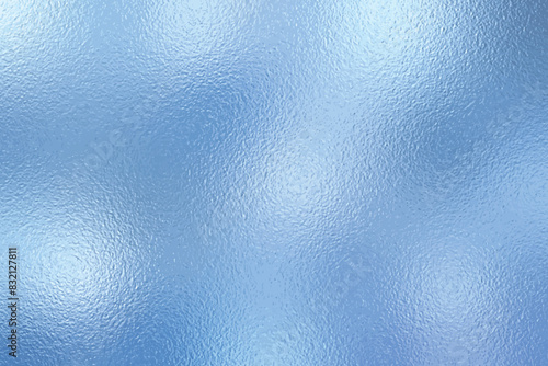 Soft blue foil leaf texture, background with glass effect vector illustration for prints, cmyk color mode.