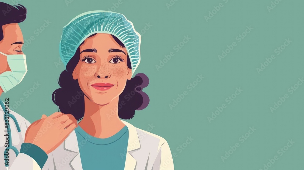 Reassuring Medical Consultation Before Procedure Caring Doctor or Nurse Offers Comfort and Support to Patient Before Surgery or Medical Treatment Reassuring Medical Consultation Before Procedure Caring Doctor or Nurse Offers Comfort and Support to Patient Before Surgery or Medical Treatment