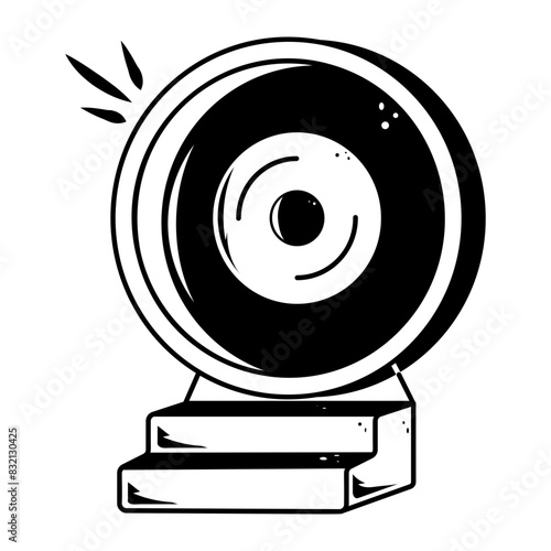 Grab this doodle icon of future portal 