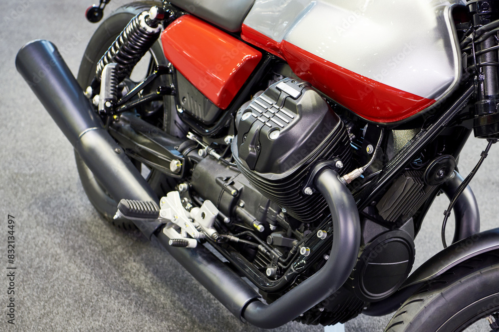 Fototapeta premium Engine of modern motorcycle