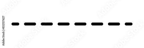Straight dotted line png, doodle image, transparent background