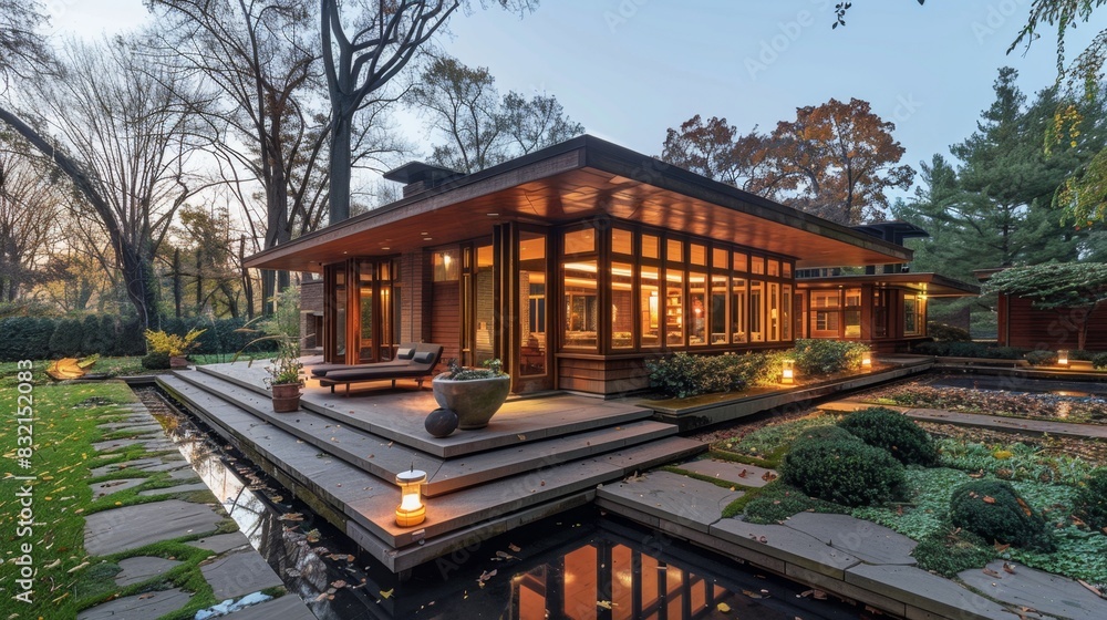 Streamlined Design with Simple Architectural Lines and Flat Roof
Streamlined Design with Simple Architectural Lines and Flat Roof