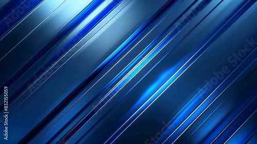 Animated blue diagonal lines in motion, creating modern and dynamic visuals.