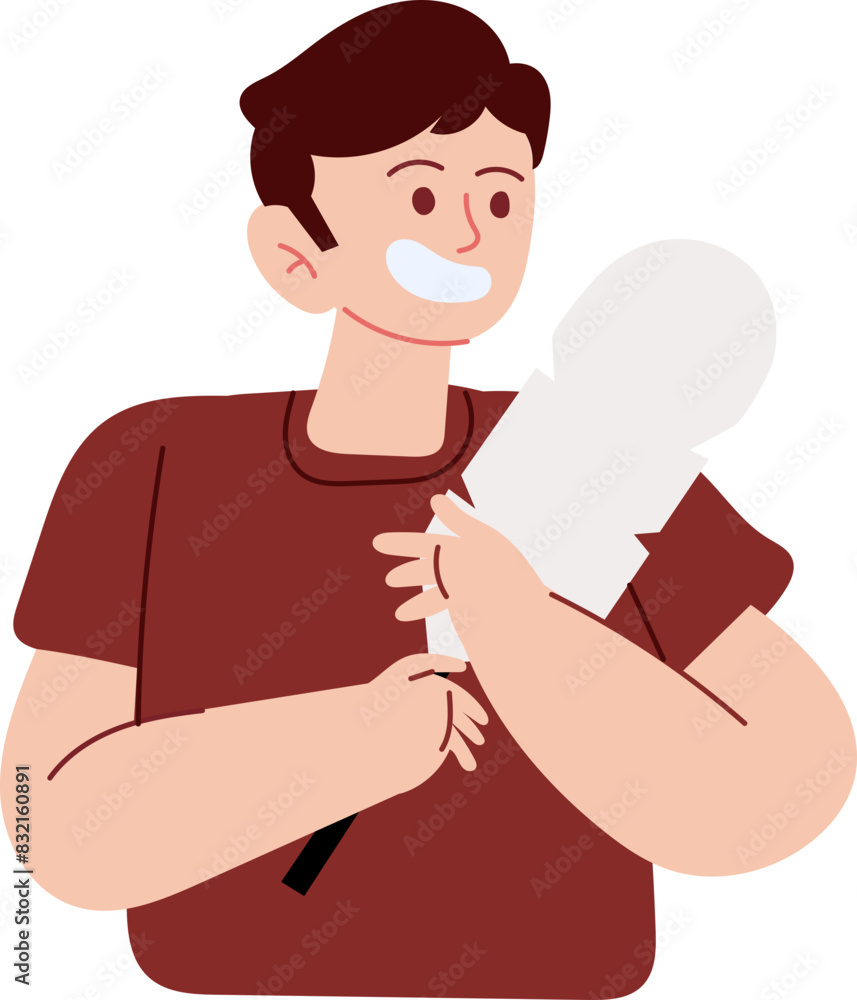 man flat style character illustration man flat style character illustration
