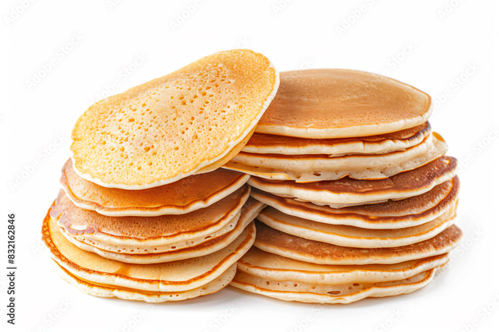 a stack of pancakes with syrup on top a stack of pancakes with syrup on top