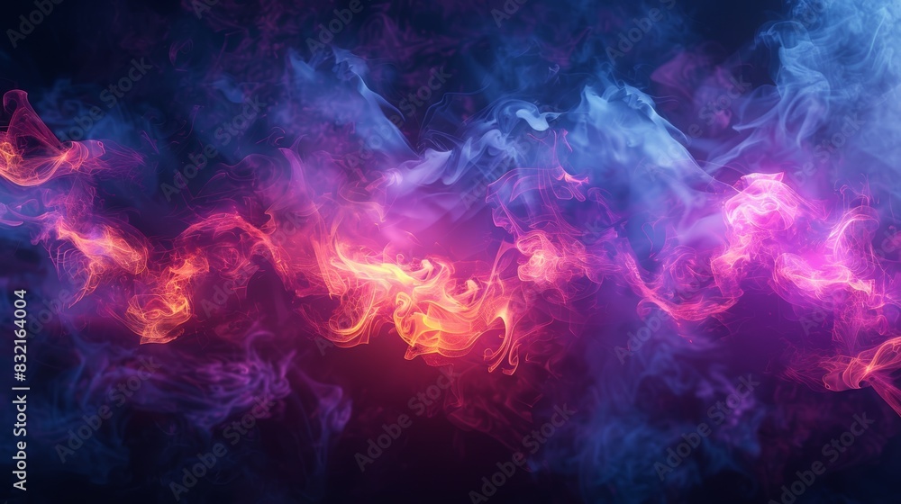 Abstract colorful smoke with a swirling, dynamic motion. Perfect for backgrounds, graphics, and more. Abstract colorful smoke with a swirling, dynamic motion. Perfect for backgrounds, graphics, and more.