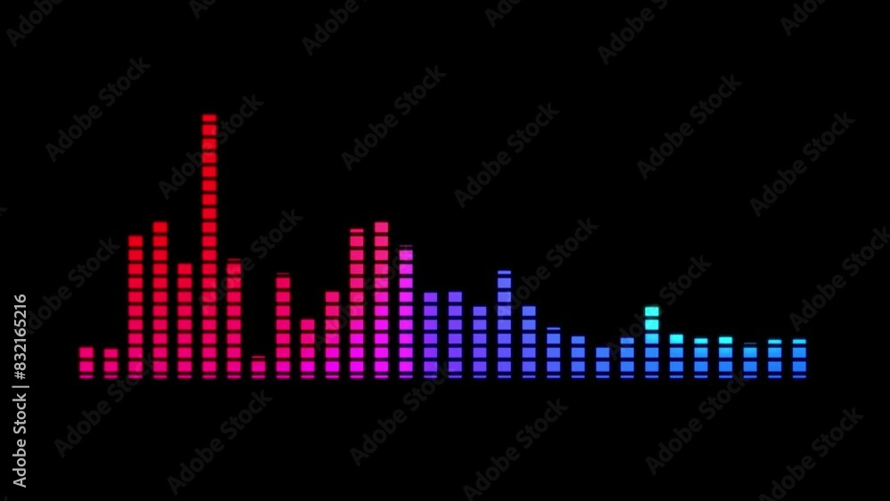 Audio Frequency Waveform Spectrum. Minimal Digital Audio Waveform Audio Frequency Waveform Spectrum. Minimal Digital Audio Waveform