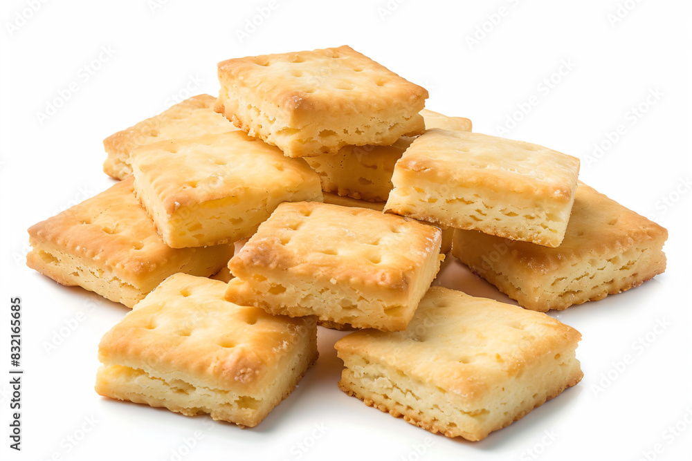 a pile of biscuits on a white surface a pile of biscuits on a white surface