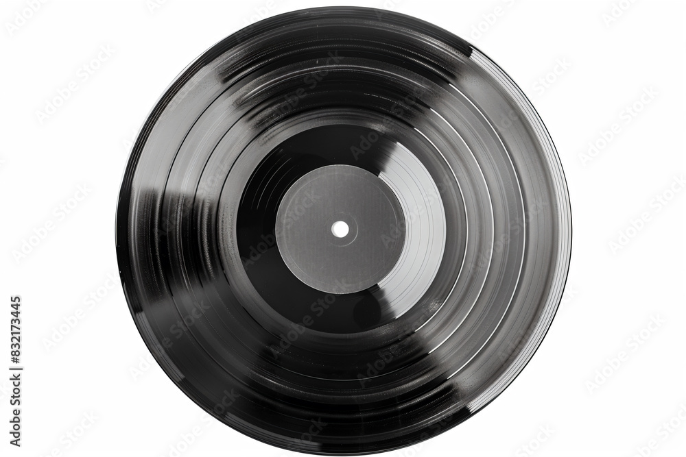 a black record with a white background a black record with a white background