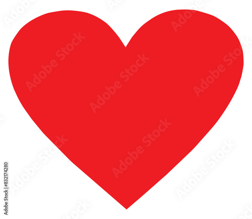 Heart line icon on white transparent. Vector illustration. Free Download Heart line icon on white transparent. Vector illustration. - GFXLoad