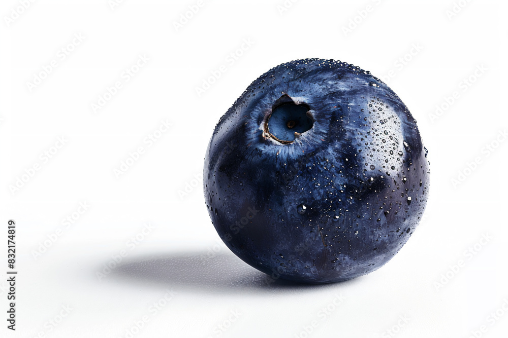 a blueberry with a hole in the middle of it a blueberry with a hole in the middle of it