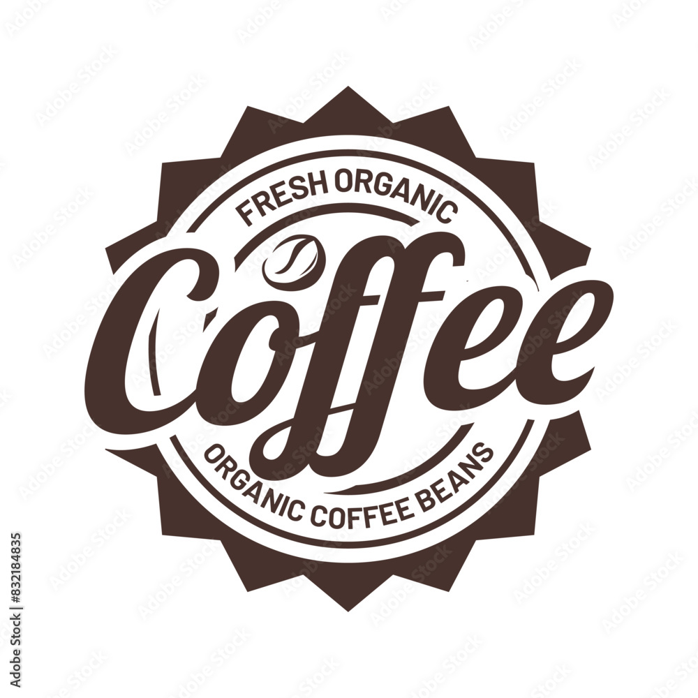 Coffee beans or coffee shop logo vector design template Coffee beans or coffee shop logo vector design template