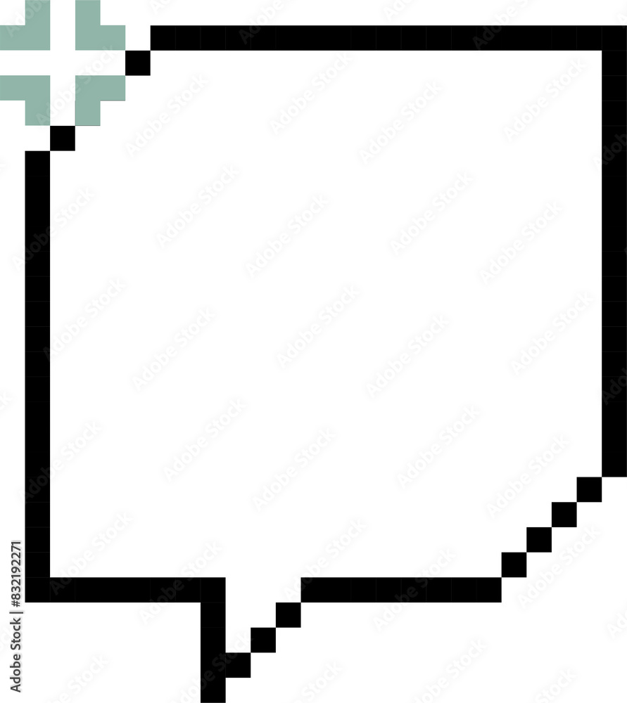 8bit retro game pixel speech bubble balloon icon sticker memo keyword planner text box banner, flat png transparent element design 8bit retro game pixel speech bubble balloon icon sticker memo keyword planner text box banner, flat png transparent element design