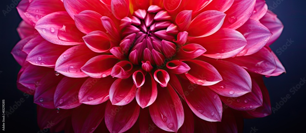 Beautiful close up of a dahlia. Creative banner. Copyspace image Beautiful close up of a dahlia. Creative banner. Copyspace image