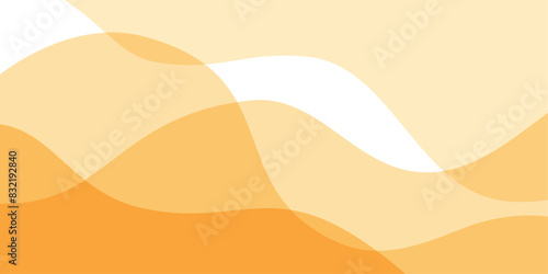 オレンジ色の曲線の背景