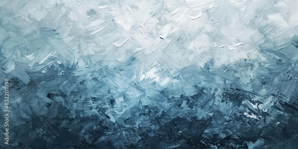 Obraz premium Oil paint strokes on wide canvas textured background decorating art painting illustration, generated ai 