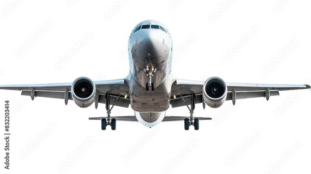 Fototapeta premium Wide body passenger airliner flying