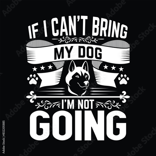 Dog typographic t shirt design vector graphic - Dog Lover quotes design.