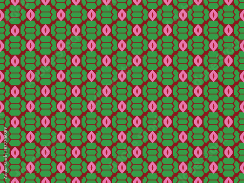 GEOMETRIC HEXAGONAL SHAPE SEAMLESS PATTERN ALL OVER PRINT VECTOR ILLUSTRATION