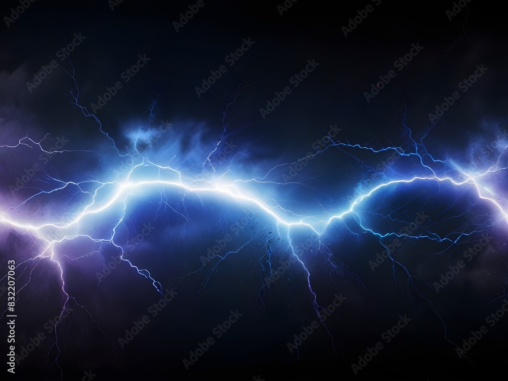 Purple color electricity lightning isolated AI generative Purple color electricity lightning isolated AI generative