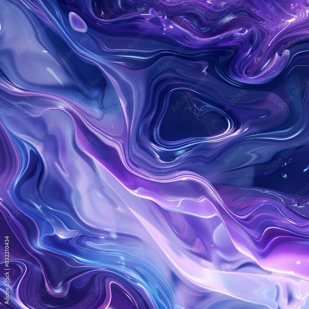 Obraz premium Bright fluid art perfect for innovative visuals.