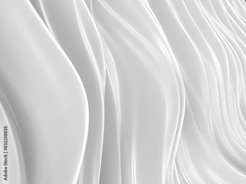 Folded textile white cloth. Abstract white background with smooth lines Folded textile white cloth. Abstract white background with smooth lines