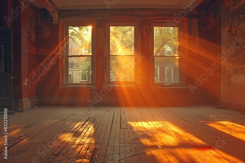 Exposure sunlight in the morning professional photography