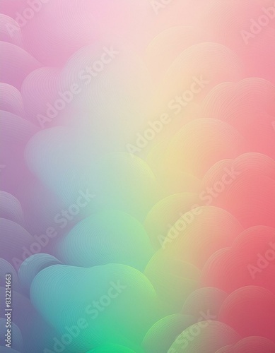 a colorful backgroundof shells and colors with a pink background