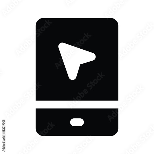 Get this amazing icon of navigation app in modern style, ready to use icon