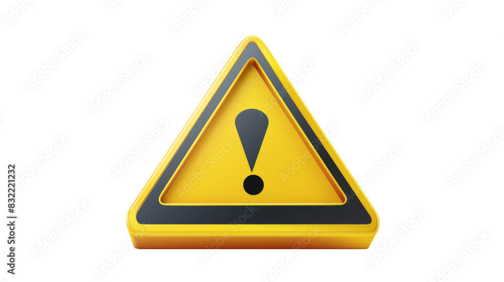 Warning triangle icon. Yellow caution warn Warning triangle icon. Yellow caution warn